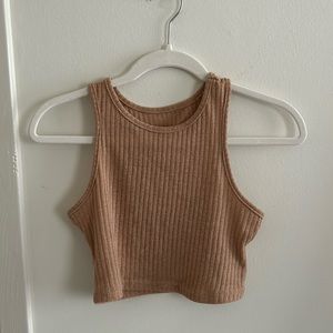 Tan Basic Tank Top (small)